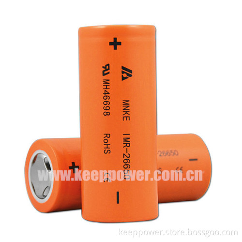 3.7V 3500mAh high drain battery mnke 26650 for electronic cigarette